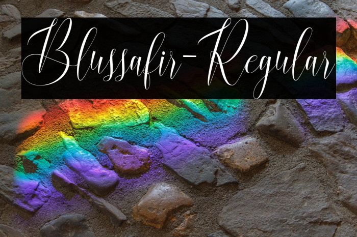 Blussafir-Regular Example 2