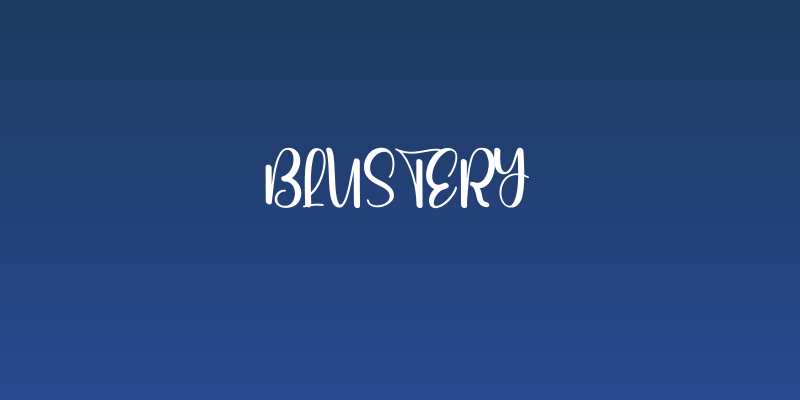 Blustery Social Header