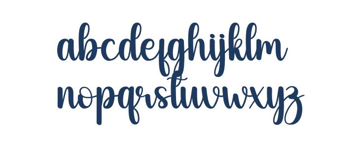 Blustery Lowercase