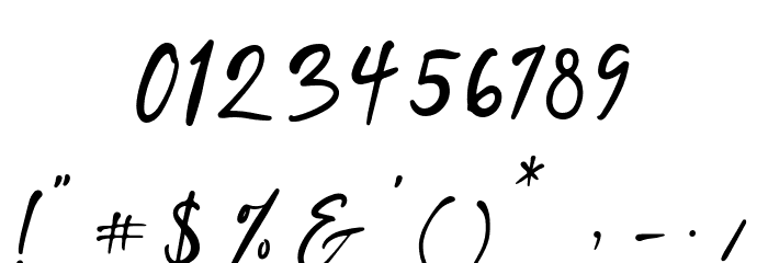 Blustori Tiller Font OTHER CHARS