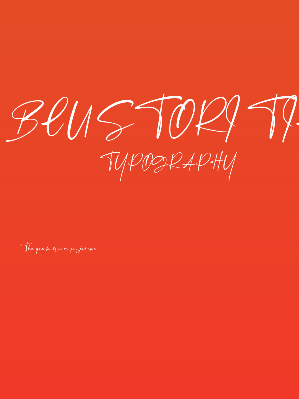 Blustori Tiller Poster