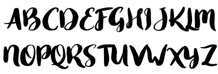 Blusty Script Free Regular Font OTHER CHARS