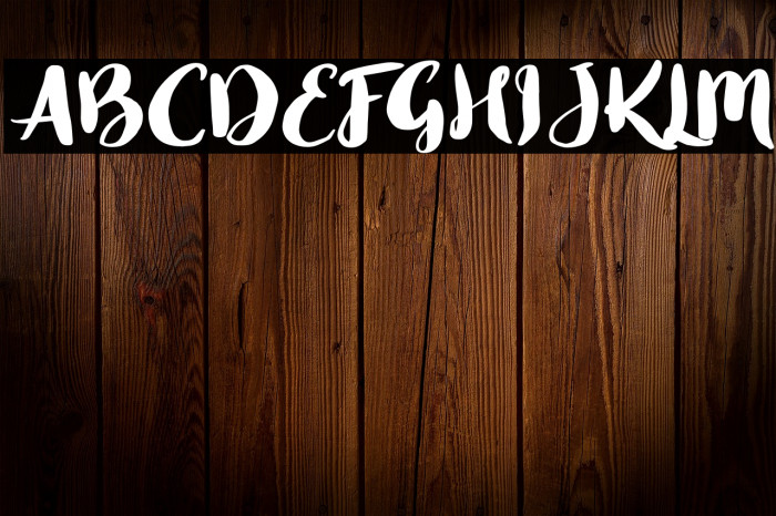 BlustyScriptFree-Regular Example 2