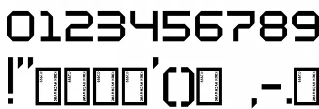 Blutter Slim Font OTHER CHARS