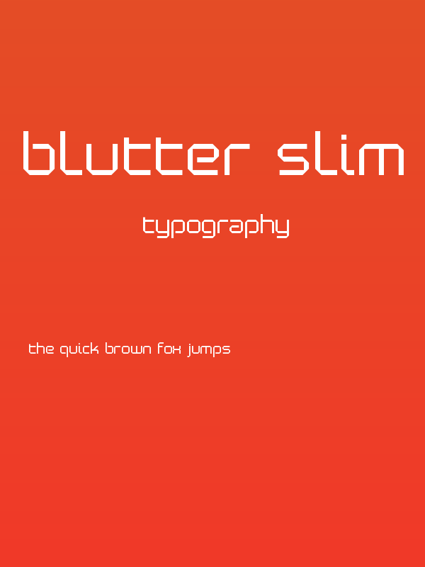 Blutter Slim Poster