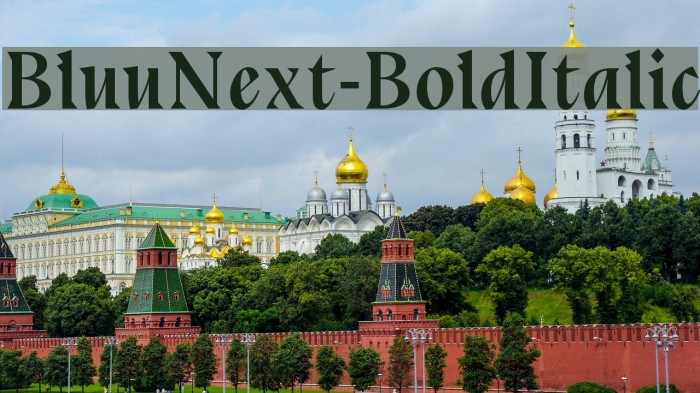 BluuNext-BoldItalic Font examples