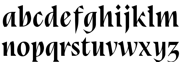BluuNext-BoldItalic Font LOWERCASE