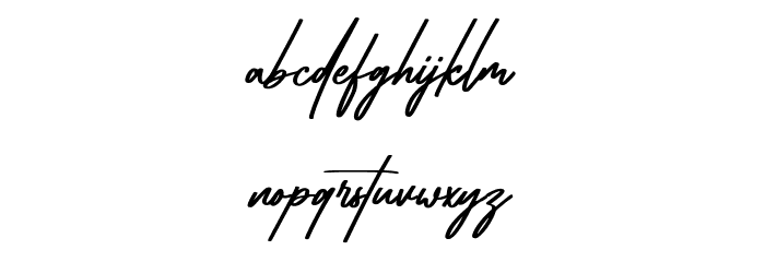 Blywoofs Free Regular Font Litere mici