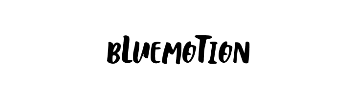 bLuemoTion  フリーフォントのダウンロード