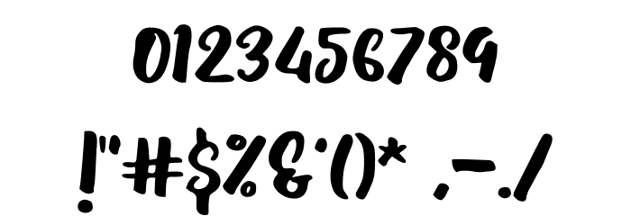 bLuemoTion Font OTHER CHARS
