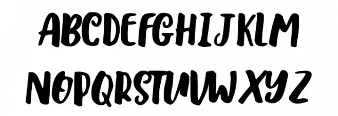 bLuemoTion Font Litere mari