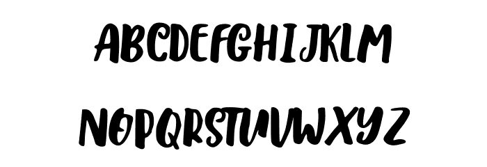bLuemoTion Font LOWERCASE