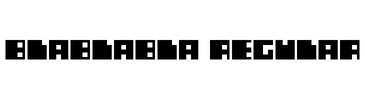 blablabla Regular Font