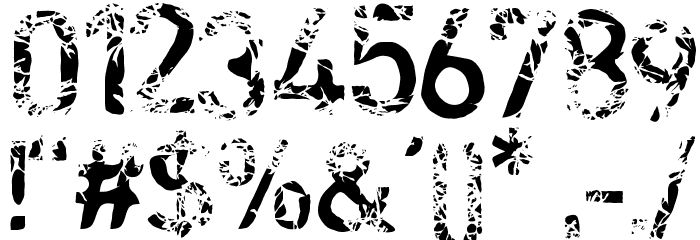 blabloosy Medium Font OTHER CHARS