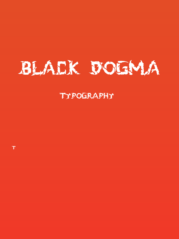 black dogma Poster