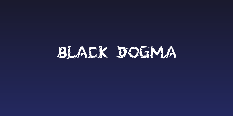 black dogma Social Header