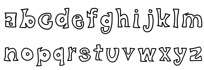 black friday Font LOWERCASE