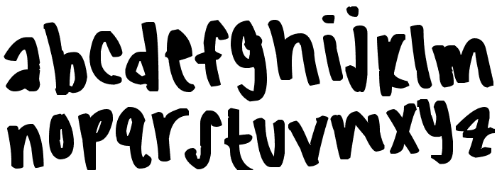 black jack Font LOWERCASE