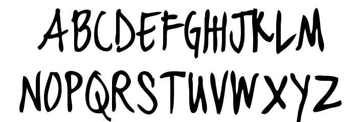 black jacket boys Regular Font LOWERCASE