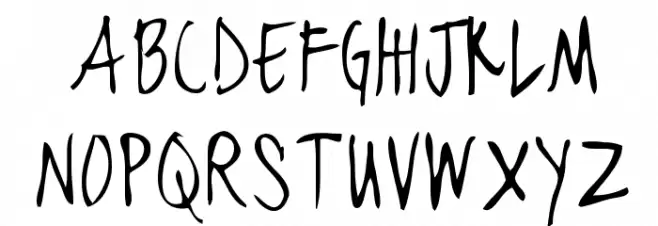 black jacket boys Thin Schriftart Groß