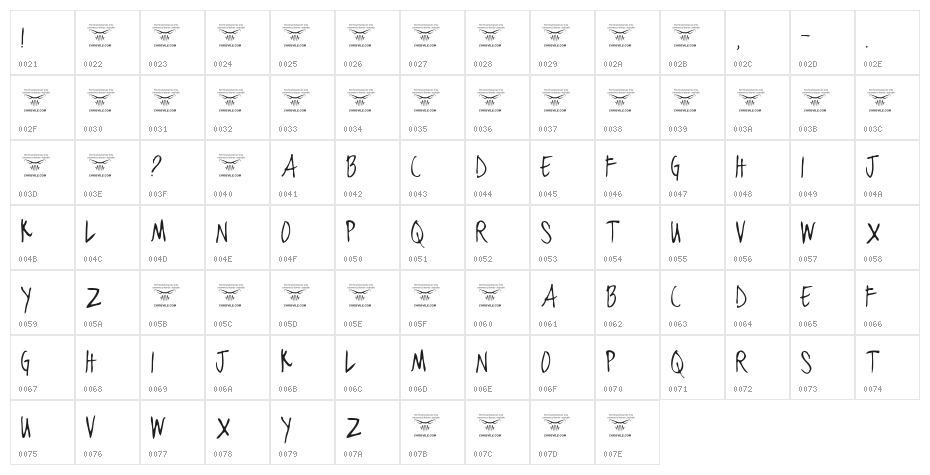 black jacket boys Thin Character Map