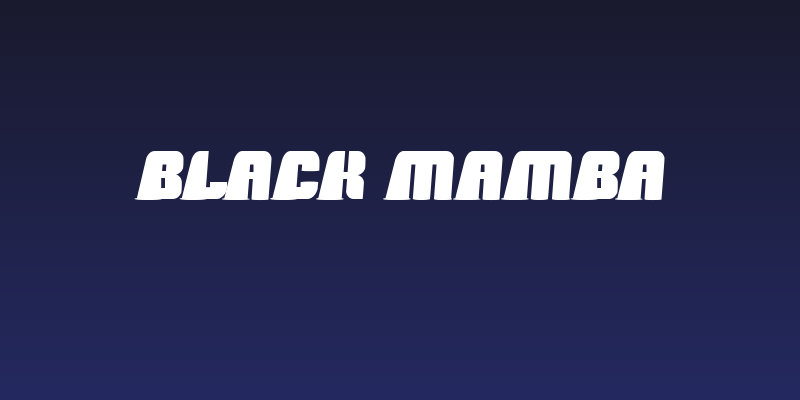 black mamba Social Header