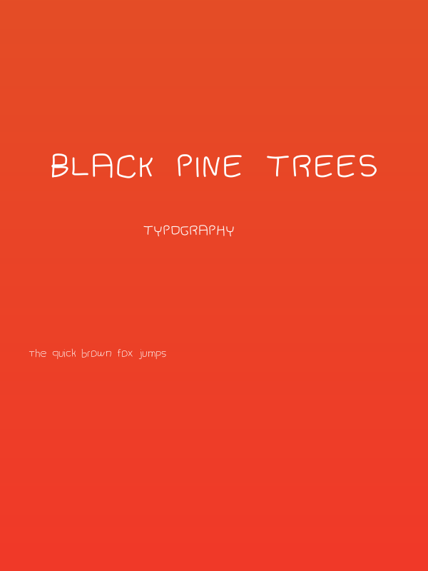 black pine trees Poster
