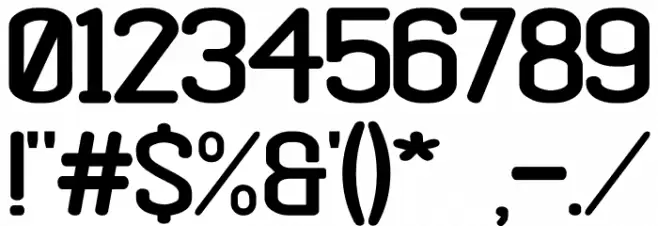 black rovers regular Font OTHER CHARS