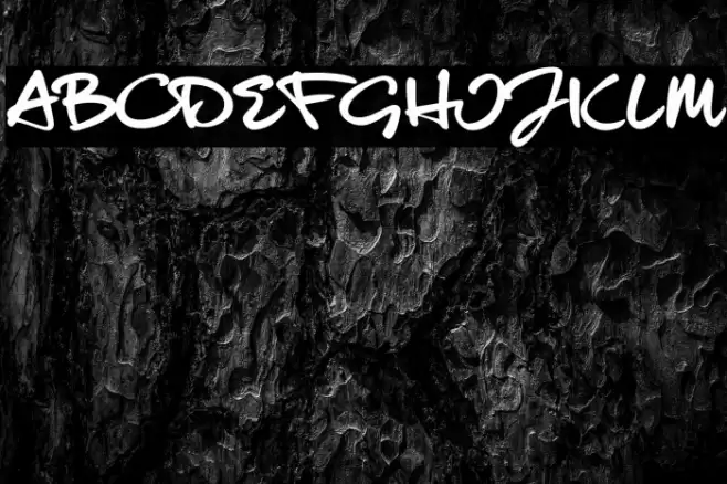 blackHand_TRIAL Font examples