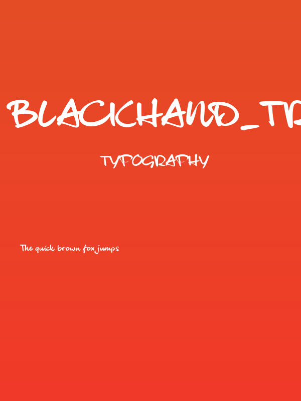 blackHand_TRIAL Poster
