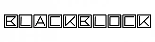 blackblock  免费字体下载