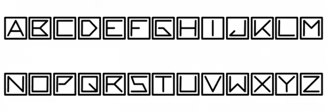 blackblock Font OTHER CHARS