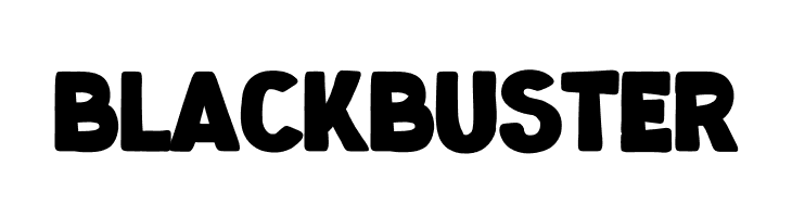 blackbuster  les polices de caractères gratuit tlcharger