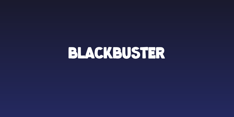 blackbuster Social Header