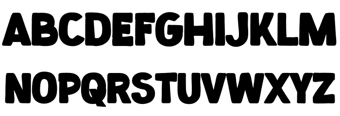 blackbuster Font Litere mici