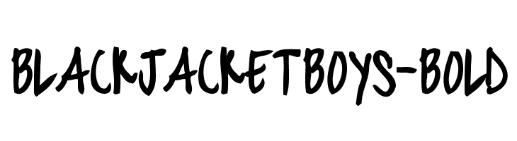 blackjacketboys-Bold  لخطوط تنزيل