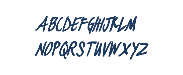 blackjacketboys-BoldItalic Lowercase