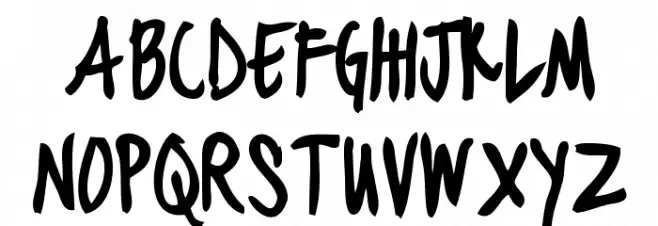 blackjacketboys-Bold फ़ॉन्ट लोअरकेस