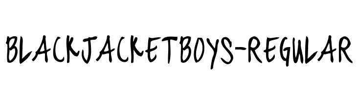 blackjacketboys-Regular  لخطوط تنزيل
