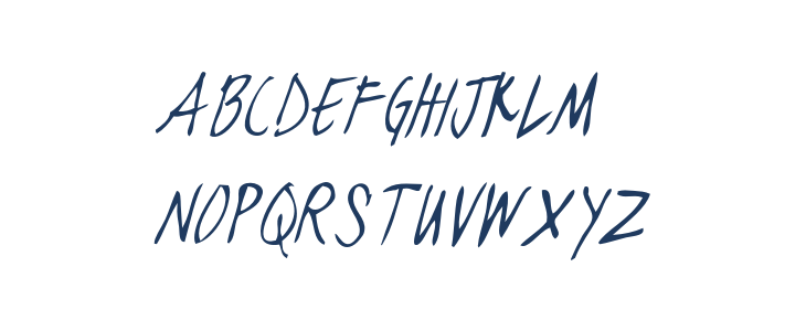 blackjacketboys-ThinItalic Lowercase