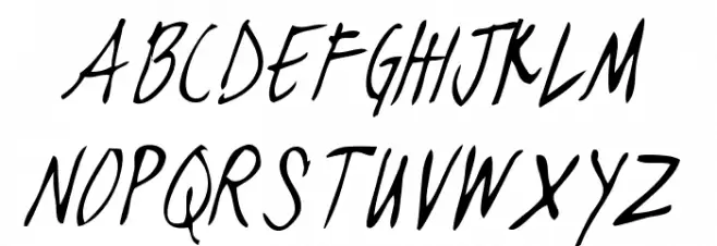 blackjacketboys-ThinItalic फ़ॉन्ट लोअरकेस