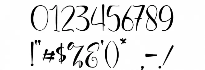 blacklovepink - personal use Font OTHER CHARS