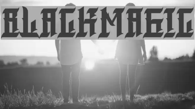 blackmagic Font examples