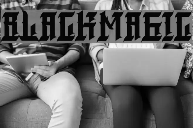 blackmagic Font examples