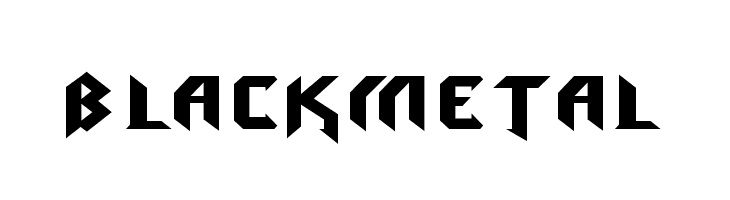 blackmetal  Free Fonts Download