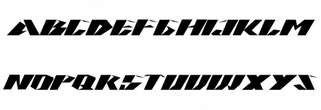 blade Regular Schriftart Groß