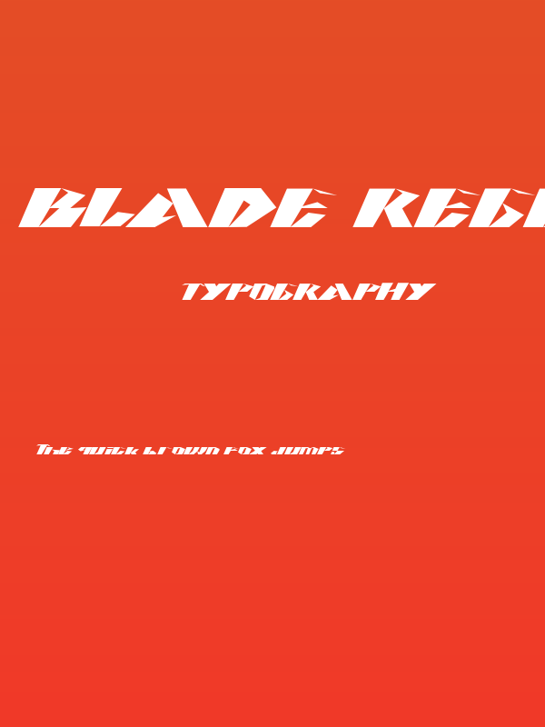 blade Regular Poster
