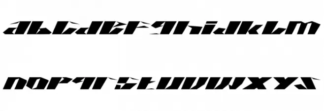 blade Regular خط أحرف صغيرة