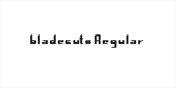 bladecuts Regular Logo