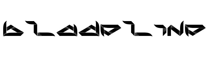 bladeline Шрифта
